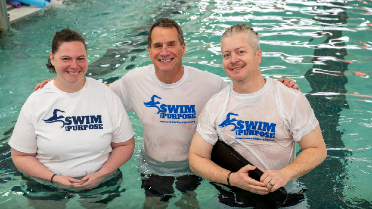 LEX18 coverage of Swim With Purpose free swim lessons